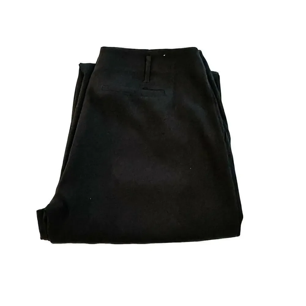 Joie Wide Leg Dress Pant High Rise Black Slacks Size 6